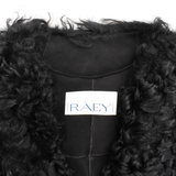 Raey Collarless Shearling Coat - Women's S