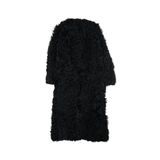 Raey Collarless Shearling Coat - Women's S
