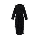 Raey Collarless Shearling Coat - Women's S