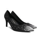 Randa Rhinestone Pumps - Women's 6.5