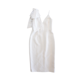 Rebecca Vallance White Mid-Length Dress - Women's 8