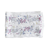 Red Valentino Music Note Twilly