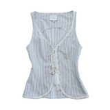 The Collection Reformation Lace-Up Top - Women's 2