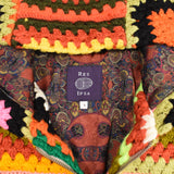 Res Ipsa 'Crochet Hoodie Bomber' Jacket - Women's L