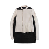 Rick Owens Leather Biker Cape Jacket - Women's 38