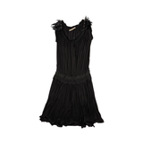 Class Roberto Cavalli Feather Trim Dress - Women's 12