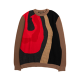 Roberto Cavalli Abstract Knit Sweater - Women's XL