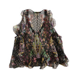 Roberto Cavalli Floral Blouse - Women's 40