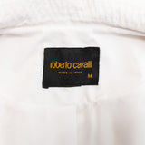 Roberto Cavalli White Trench Coat - Women's M