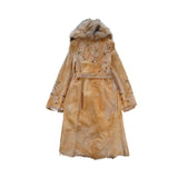 Robrik Shearling Fur Trim Coat - Women's 46