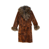 Robrik Rabbit Fur & Leather Coat - Women's 44