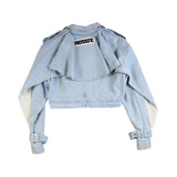 Rotate Cropped Denim Jacket - Women's O/S