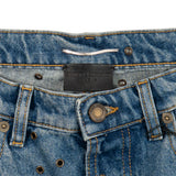 Saint Laurent Grommet Jean Shorts - Women's 30