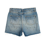 Saint Laurent Grommet Jean Shorts - Women's 30