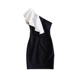 Saint Laurent Ruffle Dress - Women's 36