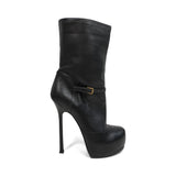 Yves Saint Laurent Platform Booties - Women's 38.5