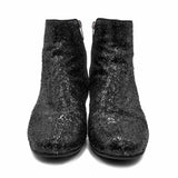 Saint Laurent 'Caleb' Glitter Ankle Boots - Women's 37