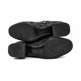 Saint Laurent 'Caleb' Glitter Ankle Boots - Women's 37