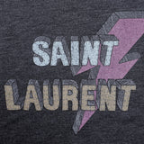 Saint Laurent 'Lightening Logo' T-Shirt - Men's M
