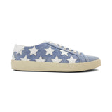 Saint Laurent 'Court Classic' Denim Star Sneakers - Women's 38