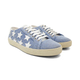 Saint Laurent 'Court Classic' Denim Star Sneakers - Women's 38