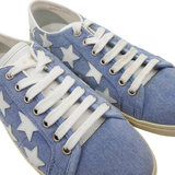 Saint Laurent 'Court Classic' Denim Star Sneakers - Women's 38