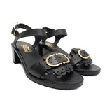 Salvatore Ferragamo 'Gancini' Buckle Sandals - Women's 9