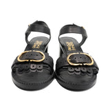 Salvatore Ferragamo 'Gancini' Buckle Sandals - Women's 9
