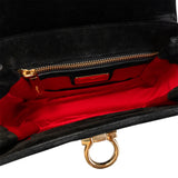 Salvatore Ferragamo 'Jade Suede Leather Gancini' Handbag
