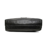 Salvatore Ferragamo Black Leather Tote Bag