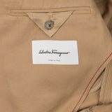 Salvatore Ferragamo Tan Two-Piece Suit - Men's 56