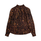 Salvatore Ferragamo Leopard Blouse - Women's 44