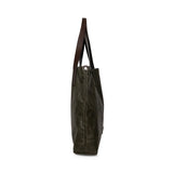 Salvatore Ferragamo Olive Calf Leather Tote Bag