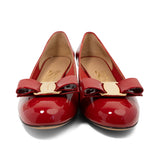 Salvatore Ferragamo 'Vara' Block Heel Pumps - Women's 7