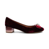 Salvatore Ferragamo Velvet Bow Heels - Women's 8