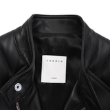 Sandro Leather Moto Jacket - Men's M
