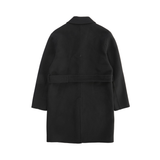 Sandro Belted Wool Jacket - Men's L
