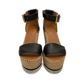See By Chloe 'Glyn' Wedge Sandals - Women's 40