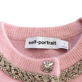 Self Portrait Embellished Cardigan Skirt Set - Women's L