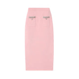 Self Portrait Embellished Cardigan Skirt Set - Women's L