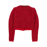 Self Portrait Cropped Tweed Jacket - Women's M