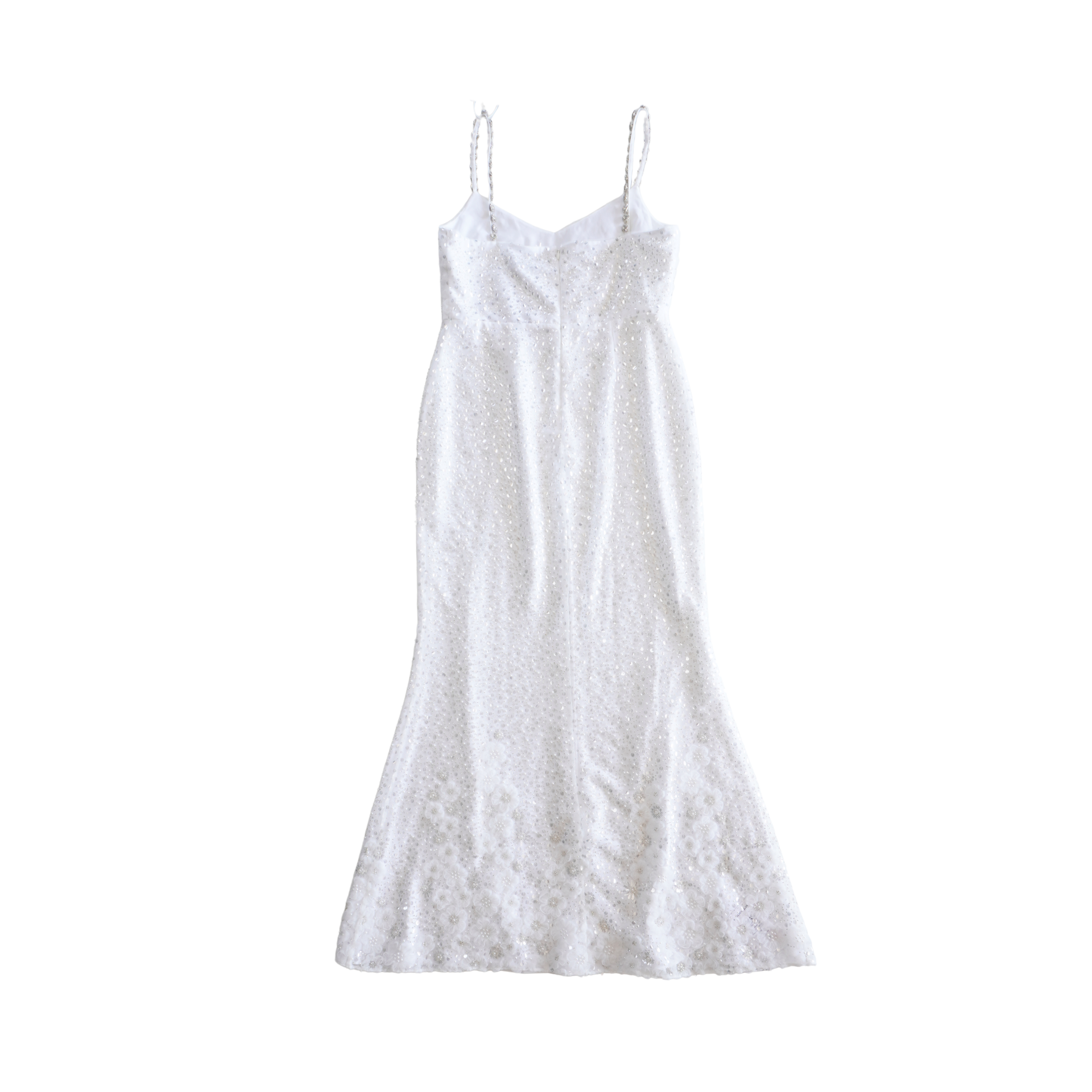 self portrait white beaded sequin dress Self-Portrait Sequin And Bead-embellished Tulle Mini Dress in White