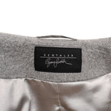 Sentaler 'Baby Alpaca Mid Length Hooded Wrap Coat' - Women's XS