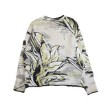 Stone Island Floral Jacquard Knit Sweater - Men's XL