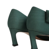 Stuart Weitzman Rosette Kitten Heels - Women's 37