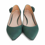 Stuart Weitzman Rosette Kitten Heels - Women's 37
