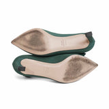 Stuart Weitzman Rosette Kitten Heels - Women's 37