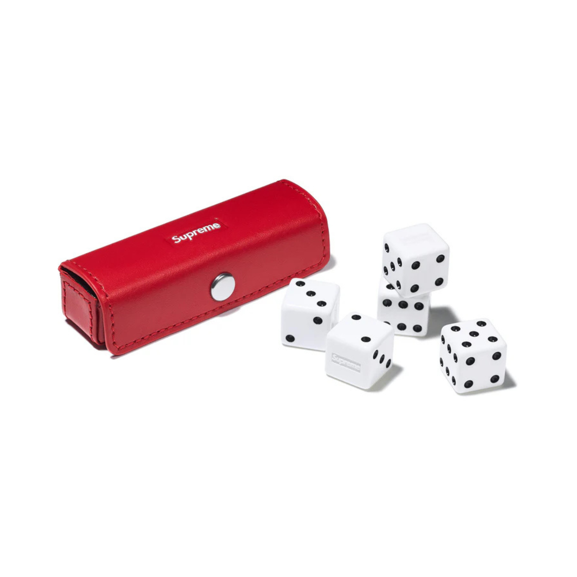 Supreme 'F/W 25' Leather Dice Set – Fashionably Yours