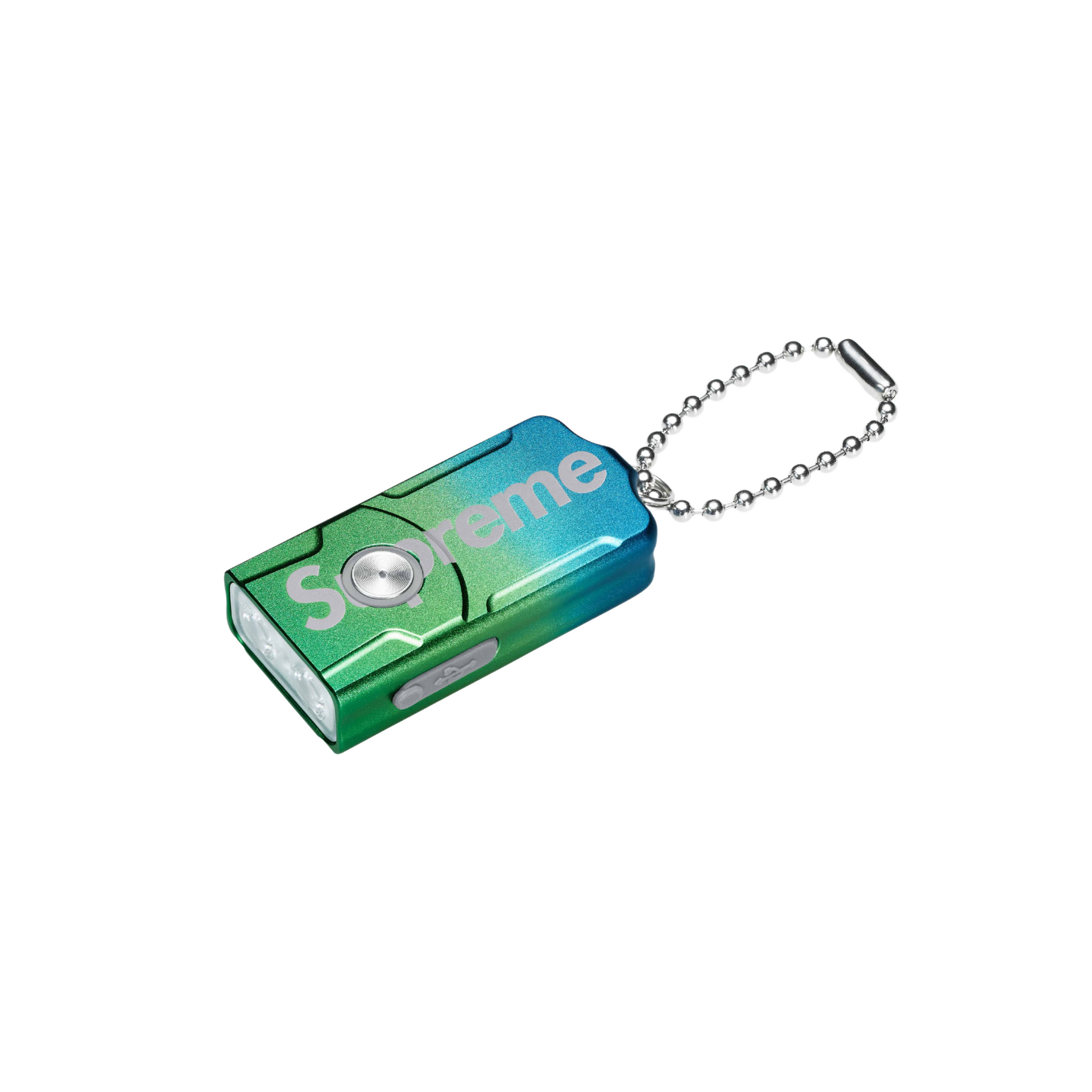 Supreme x Fenix E03R Flashlight Keychain