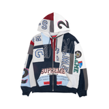 Supreme 'Patchwork' Hoodie - Men's L